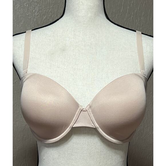 Maidenform Convertible Adjustable Straps Strapless Multiway Bra Beige Size 36D - Picture 1 of 9
